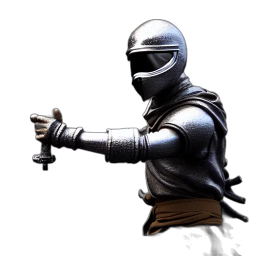 sword, weapon, staff, robot transparent PNG cut-out