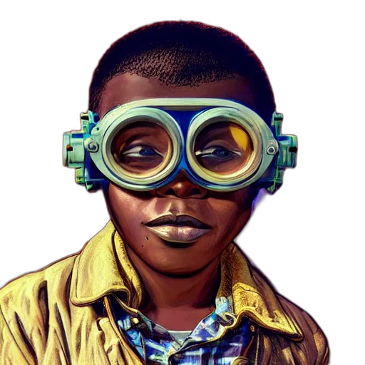 mask, face, robot, concept art transparent PNG cut-out
