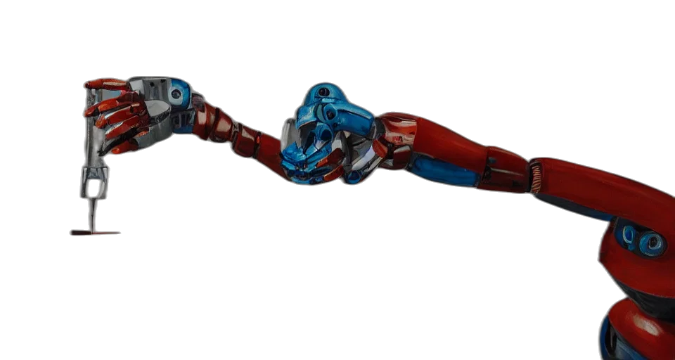 weapon, robot, sword, staff transparent PNG cut-out