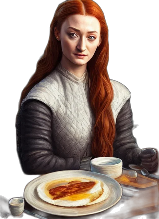 food, dragon, face, dress transparent PNG cut-out
