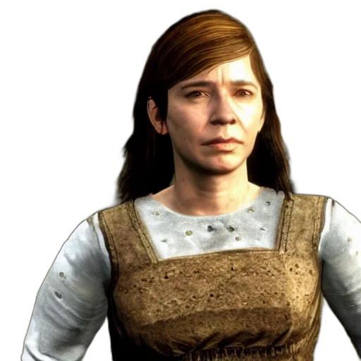 face, staff, dress, concept art transparent PNG cut-out