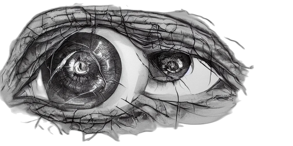 mask, face, photorealistic, pencil sketch transparent PNG cut-out