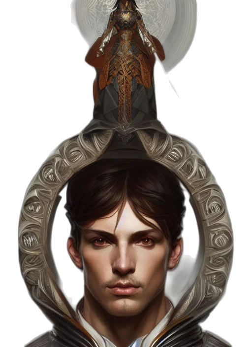 face, crown, mask, sword transparent PNG cut-out