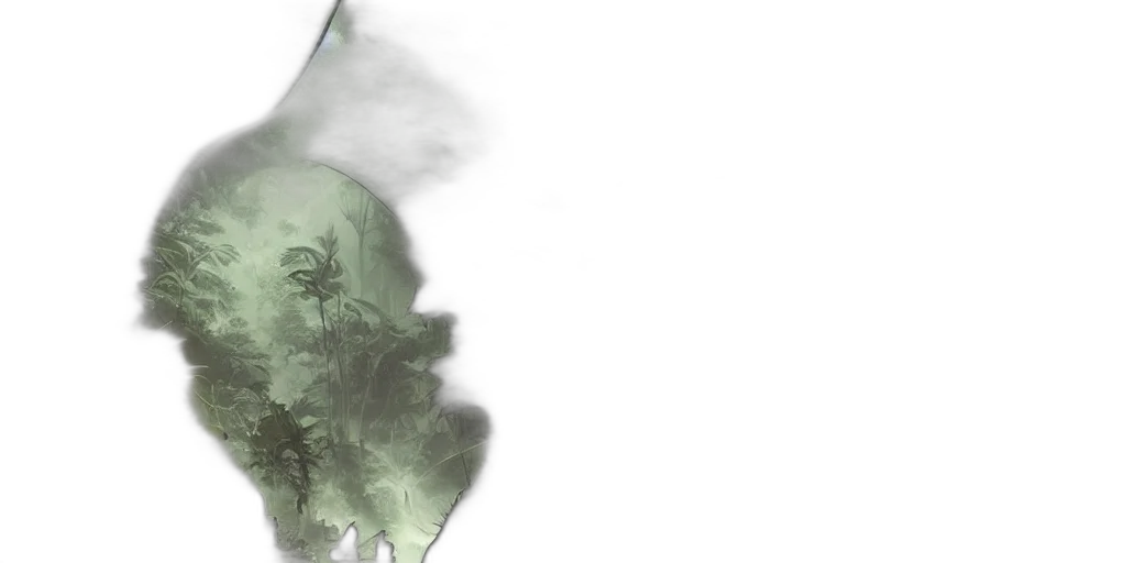 mask, dragon, tree, face transparent PNG cut-out