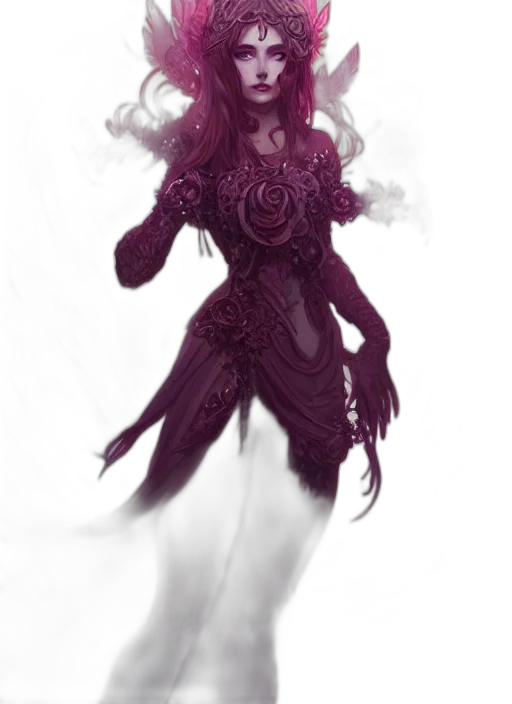 dress, creature, mask, concept art transparent PNG cut-out
