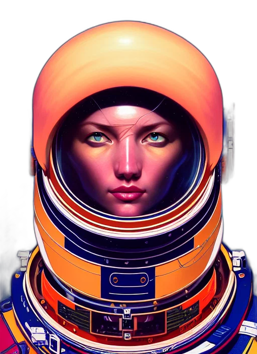face, robot, mask, jacket transparent PNG cut-out