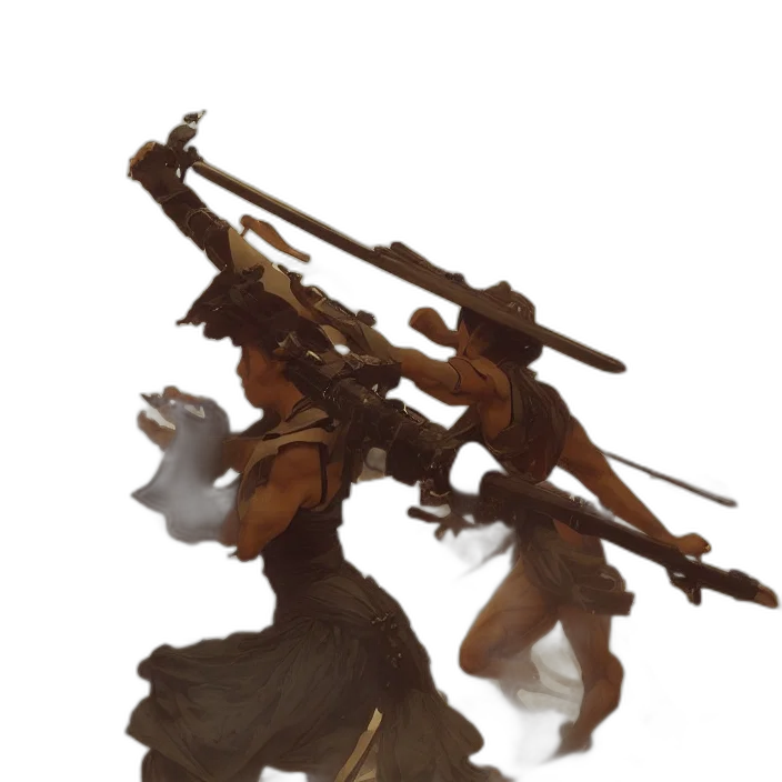 weapon, staff, robot, sword transparent PNG cut-out