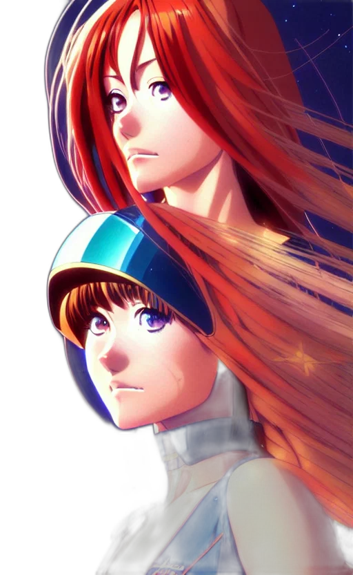 face, hat, 3d render, concept art transparent PNG cut-out