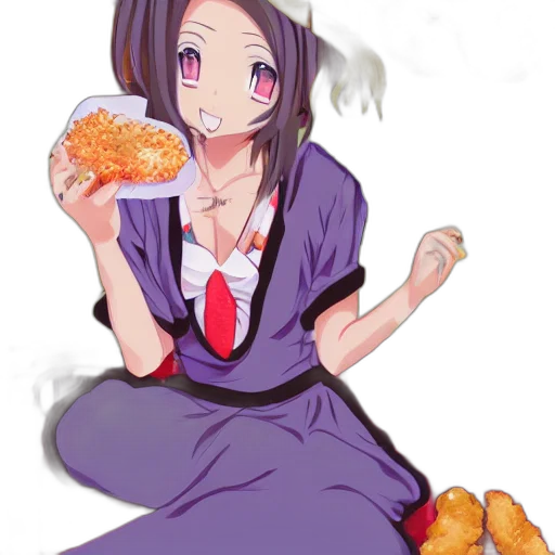 food, dress, creature, anime transparent PNG cut-out
