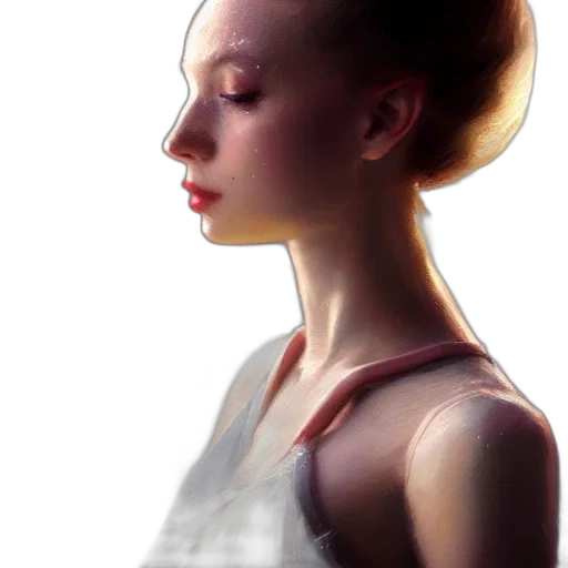 dress, face, robot, staff transparent PNG cut-out