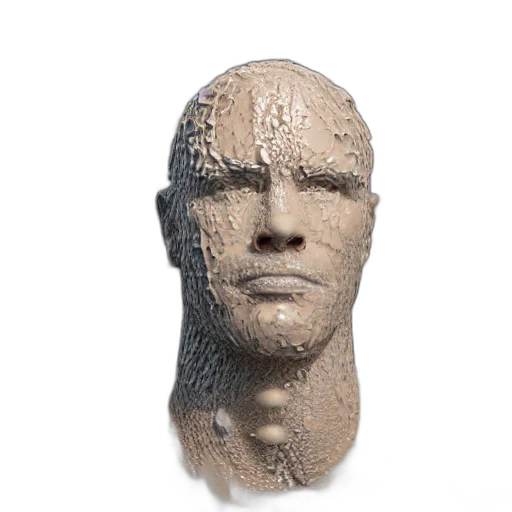 mask, face, creature, hair transparent PNG cut-out