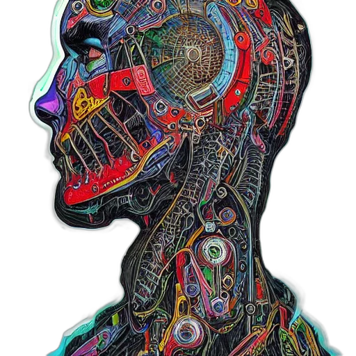 mask, face, robot, crown transparent PNG cut-out
