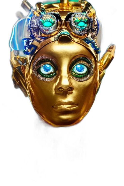 mask, crown, jewelry, face transparent PNG cut-out