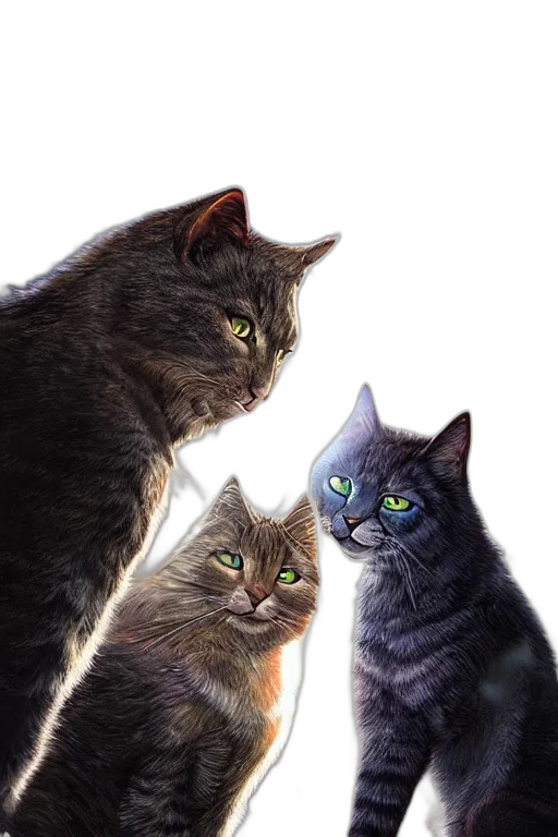 animal, photorealistic, oil painting, concept art transparent PNG cut-out