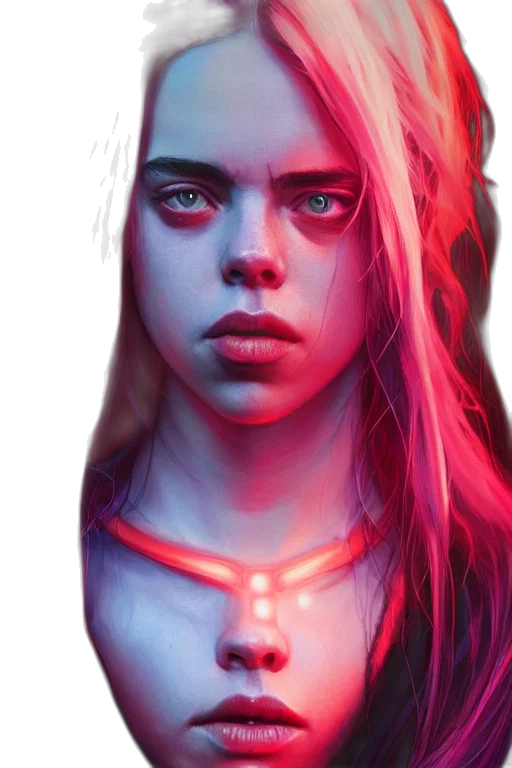 face, creature, hair, dress transparent PNG cut-out