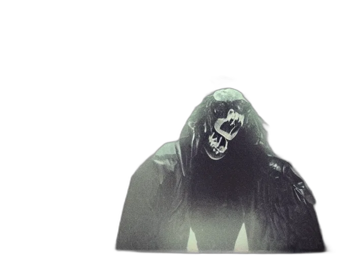 mask, creature, jacket, face transparent PNG cut-out
