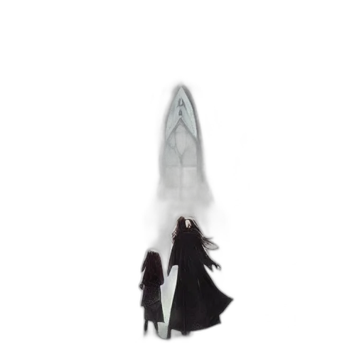 umbrella, sword, dress, hair transparent PNG cut-out