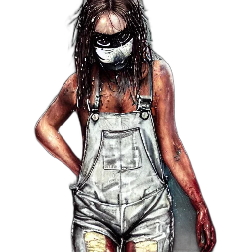 mask, concept art, comic book art, photorealistic transparent PNG cut-out