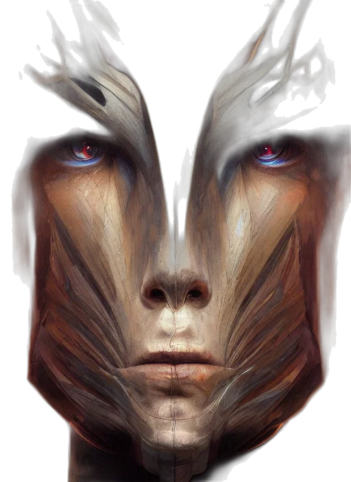 mask, face, creature, dragon transparent PNG cut-out
