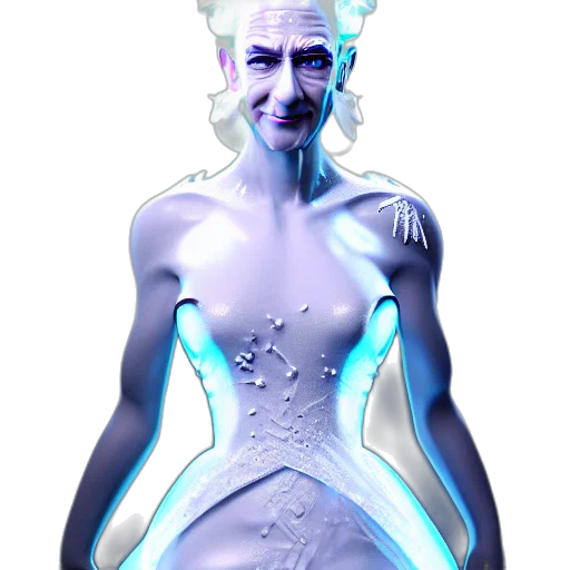 robot, dress, creature, face transparent PNG cut-out
