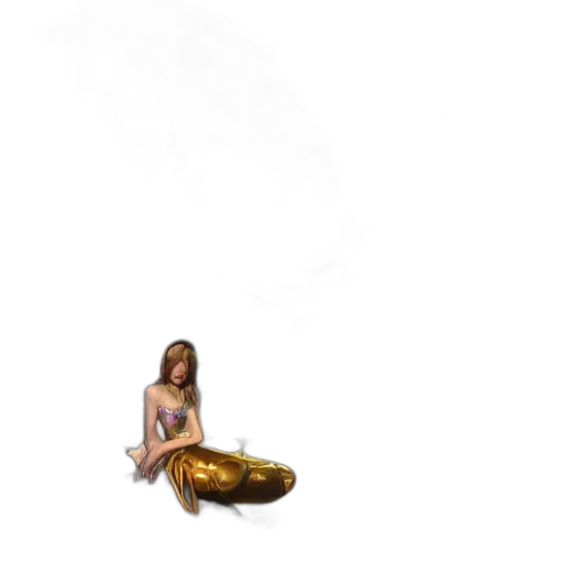 jewelry, creature, dress, staff transparent PNG cut-out