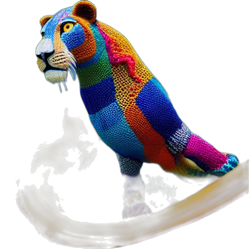 animal, staff, 3d render, concept art transparent PNG cut-out