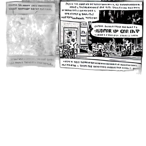 comic book art, concept art, cartoon, city street transparent PNG cut-out