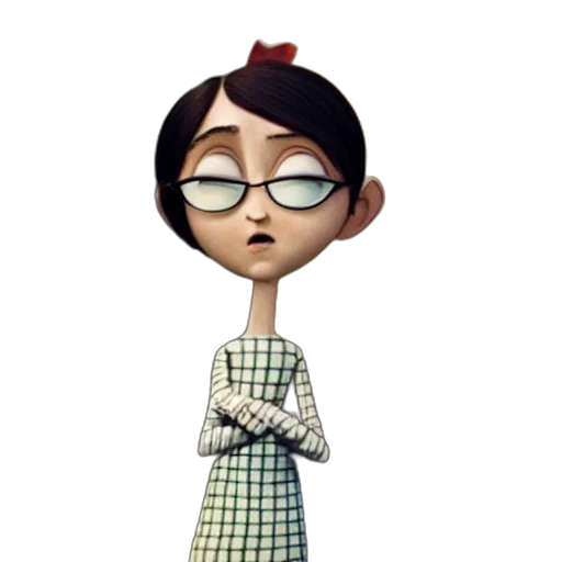 dress, staff, face, cartoon transparent PNG cut-out