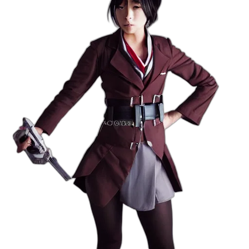 jacket, staff, weapon, concept art transparent PNG cut-out