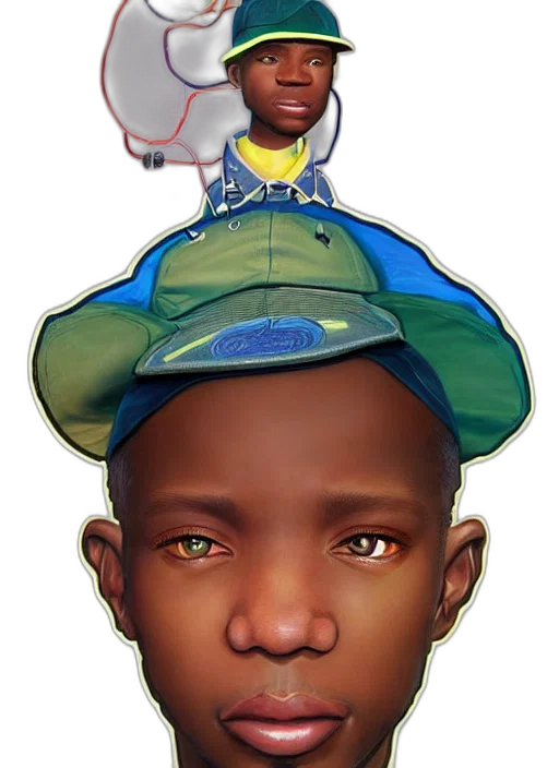 face, hat, crown, creature transparent PNG cut-out