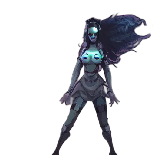 staff, robot, concept art, fantasy art transparent PNG cut-out