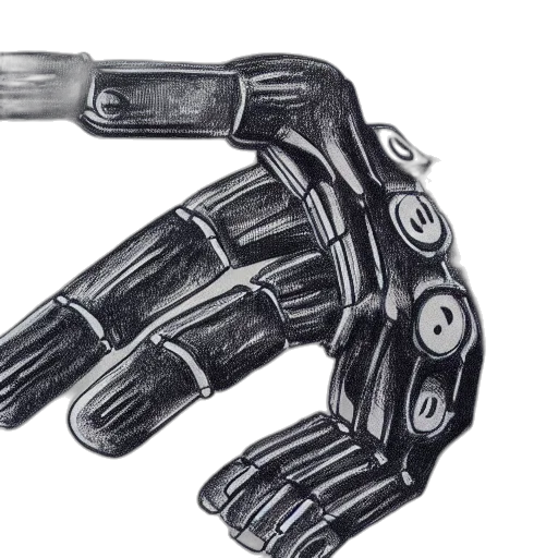 robot, weapon, jewelry, cyberpunk transparent PNG cut-out