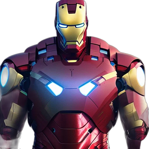 robot, 3d render, comic book art, concept art transparent PNG cut-out