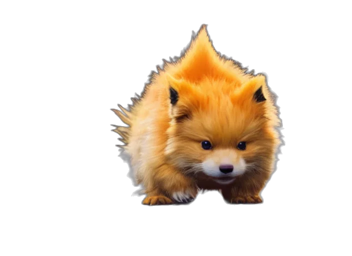 animal, creature, crown, staff transparent PNG cut-out