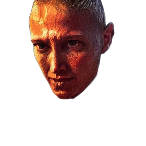 mask, face, creature, hair transparent PNG cut-out