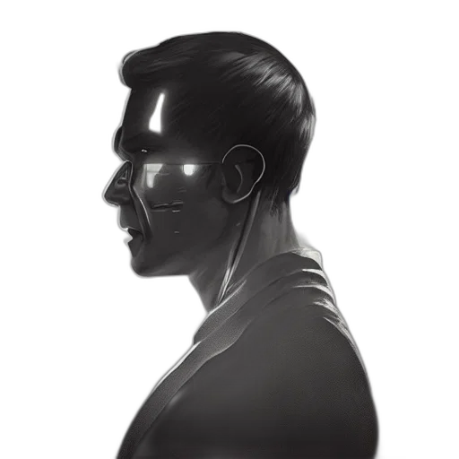 face, mask, robot, creature transparent PNG cut-out