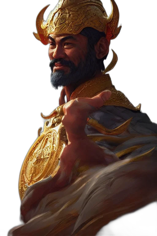 crown, dragon, face, staff transparent PNG cut-out