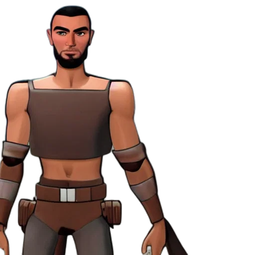 concept art, comic book art, 3d render, cartoon transparent PNG cut-out