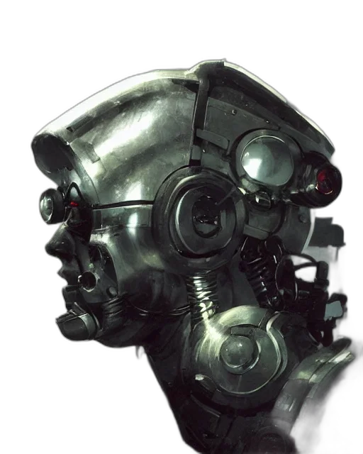 mask, robot, face, weapon transparent PNG cut-out