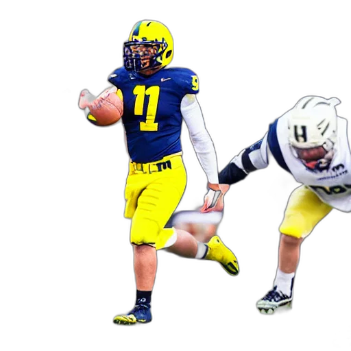 university, michigan, football, game transparent PNG cut-out