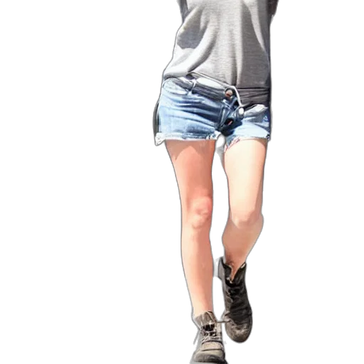 dress, jacket, hat, staff transparent PNG cut-out