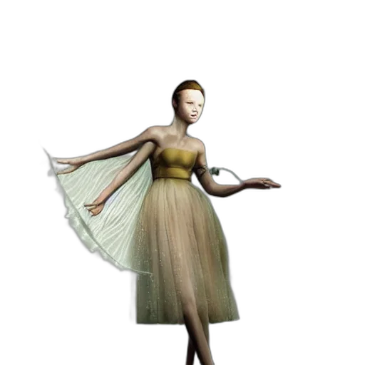 dress, robot, staff, crown transparent PNG cut-out