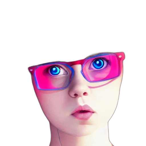 face, mask, robot, creature transparent PNG cut-out