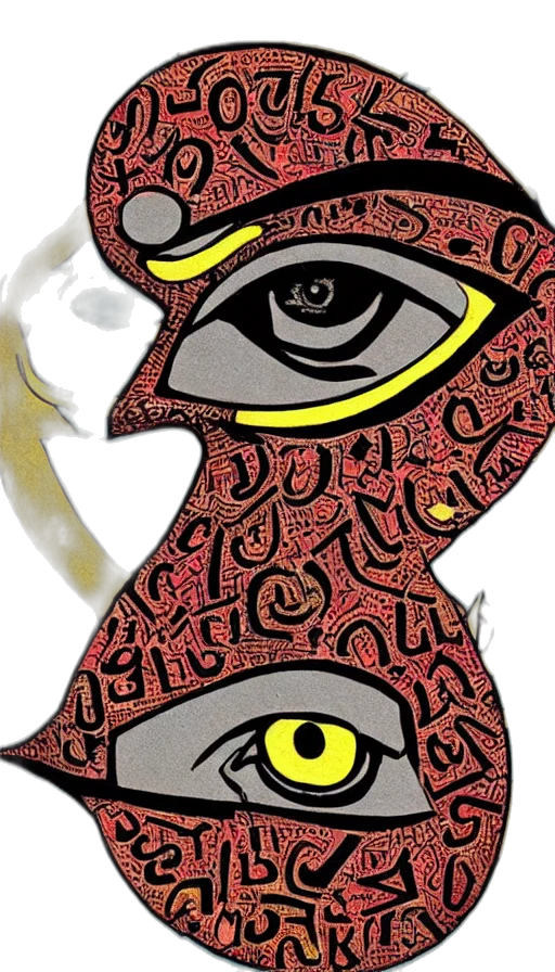 mask, face, comic book art, concept art transparent PNG cut-out