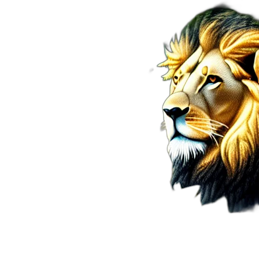crown, animal, photorealistic, 3d render transparent PNG cut-out