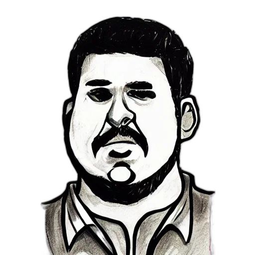 staff, face, cartoon, pencil sketch transparent PNG cut-out