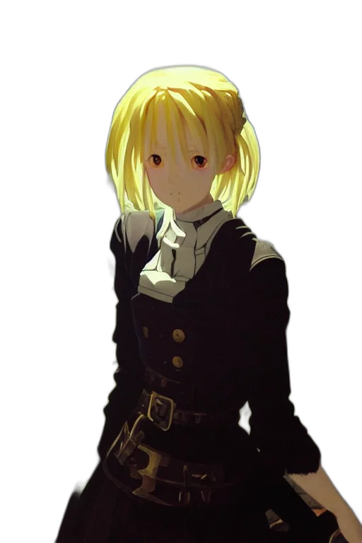 staff, dress, crown, face transparent PNG cut-out
