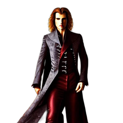 jacket, staff, concept art, photorealistic transparent PNG cut-out