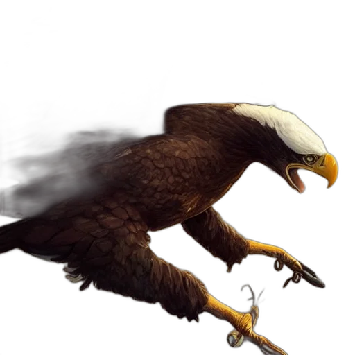 animal, dragon, creature, staff transparent PNG cut-out
