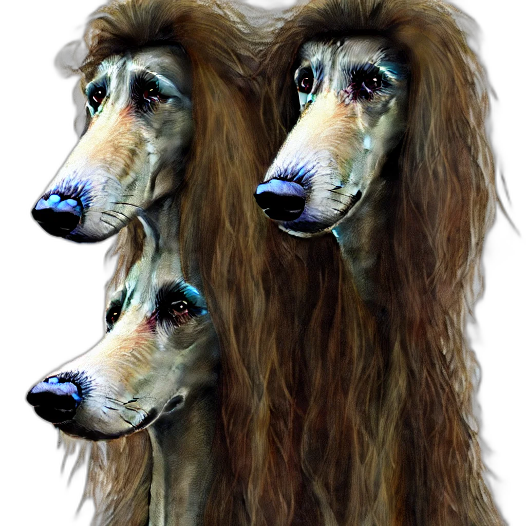 hair, animal, creature, mask transparent PNG cut-out
